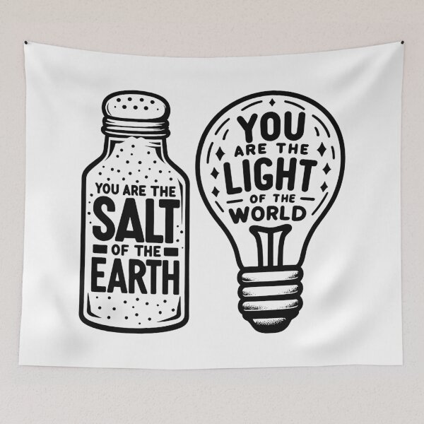 Item preview, Matthew 5:13-14 Salt and Light designed and sold by plushism.