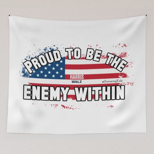 Item preview, Proud to be the Enemy Within designed and sold by SwearingKids.
