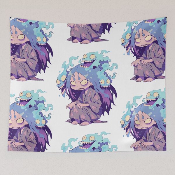 Item preview, Kawaii Japanese Chibi Mischief Spirit designed and sold by bapupa.
