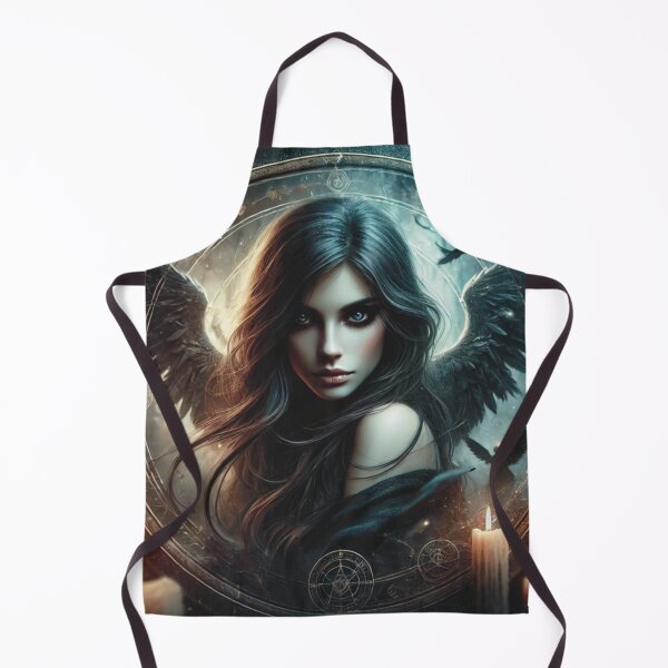 Item preview, Dark Mystical Angel – Enchanted Gothic Fantasy Art designed and sold by DruArtis.