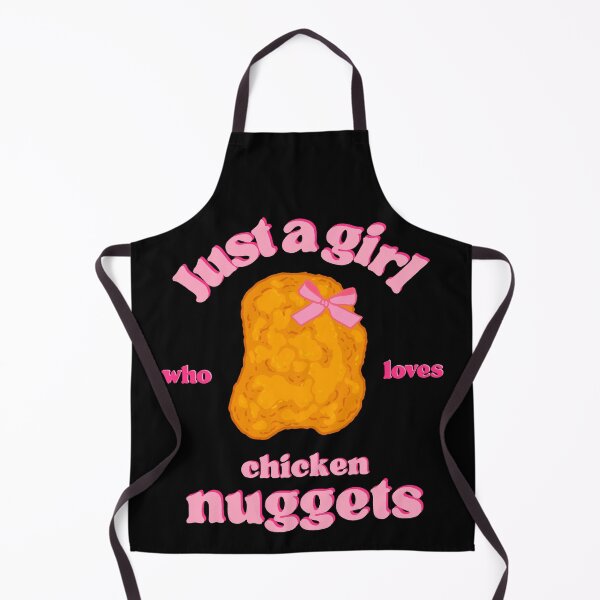 Item preview, Just a girl who loves chicken nuggets designed and sold by IHateDumplings.