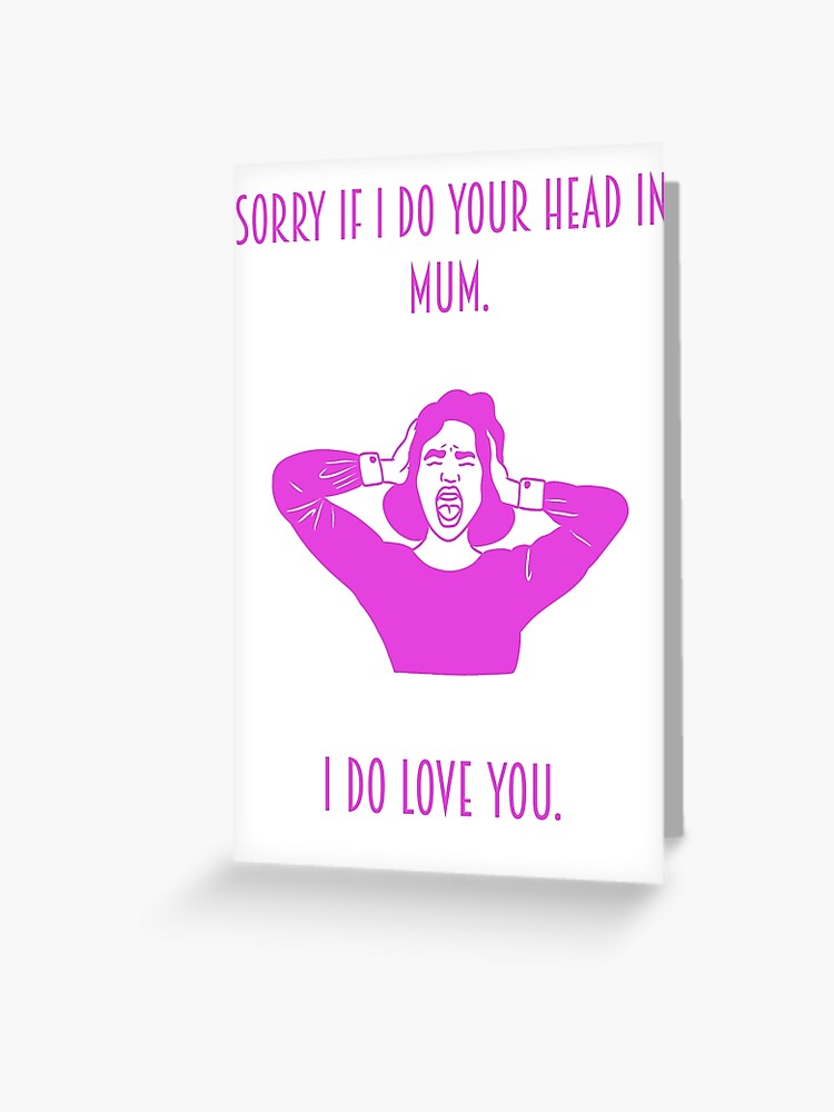 Thumbnail 1 of 2, Greeting Card, Cheeky & Funny Mother’s Day Cards – Minimalist Bold Digital Art designed and sold by wemma1983.