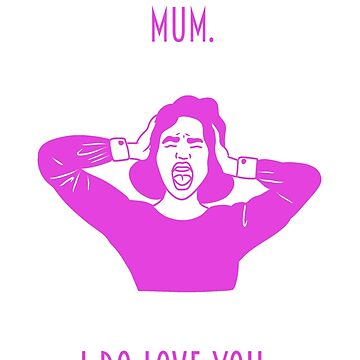 Artwork thumbnail, Cheeky & Funny Mother’s Day Cards – Minimalist Bold Digital Art by TillyFlopButterCup