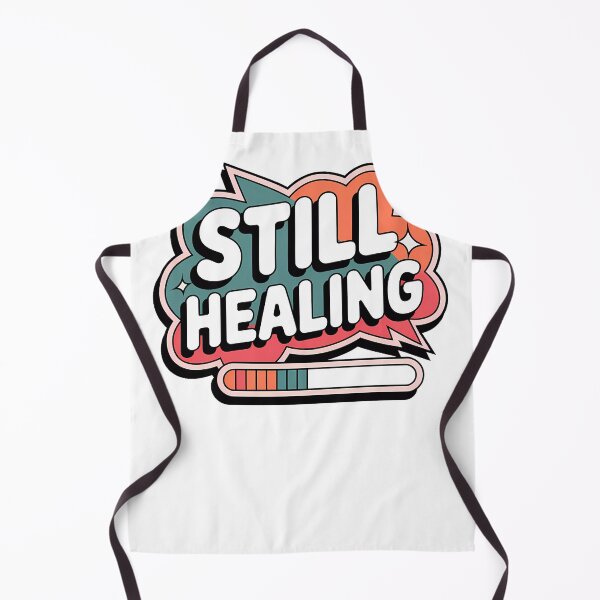 Item preview, Still Healing – Motivational Retro Sticker for Self-Care & Positivity designed and sold by WatermelonPink.