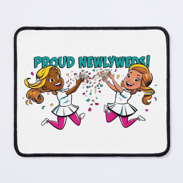 Item preview, Proud newlyweds fun design for newlyweds designed and sold by StormArte.