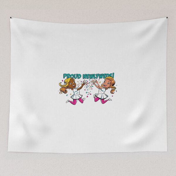 Item preview, Proud newlyweds fun design for newlyweds designed and sold by StormArte.