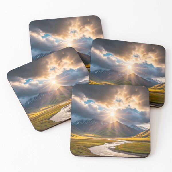 Item preview, landscape, beautiful view, nature, health, amazing, photo, world, travel, mountain, river, sun light, field, grass, sky, cloud designed and sold by NAVAL00.