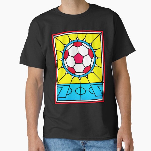 Item preview, Soccer Stained Glass Church Window Design designed and sold by Slam-Dunkan.