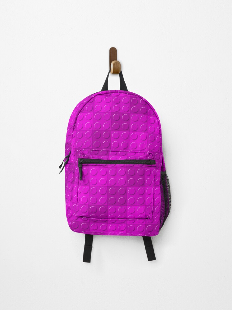 Thumbnail 1 of 3, Backpack, Building Block Pattern Toy Bricks Seamless Pattern Design designed and sold by BurgerBites.