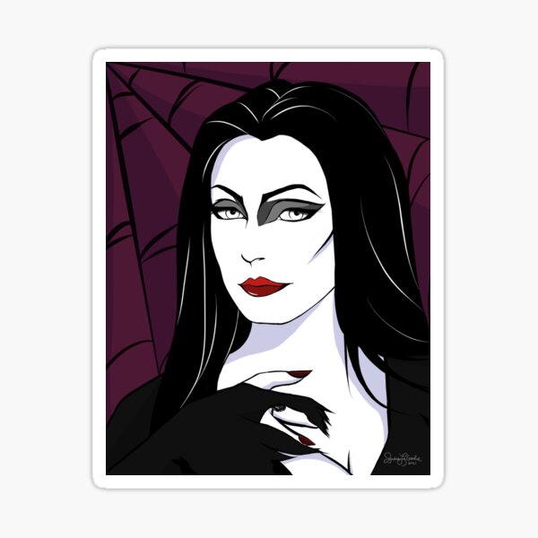 Item preview, Morticia Addams Pop Art designed and sold by Indy Jax Artifacts.