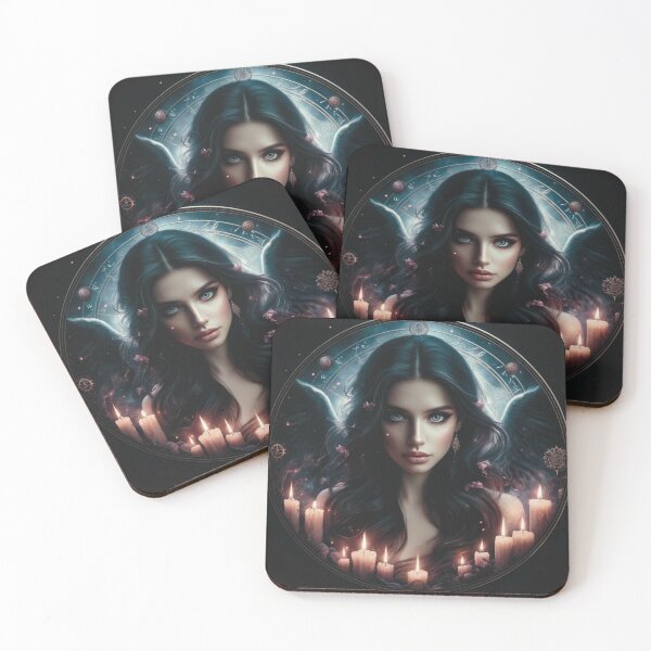 Item preview, The Enchanted Dark Angel – Celestial Witchcraft and Gothic Magic designed and sold by DruArtis.