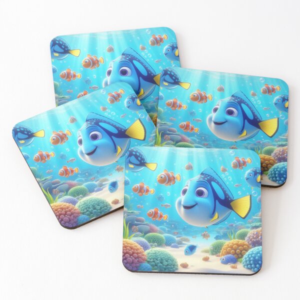 Item preview, Underwater Adventure with Dory and Friends Art Print designed and sold by choder61.