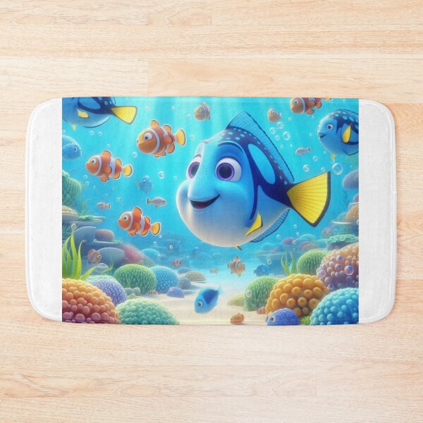 Item preview, Underwater Adventure with Dory and Friends Art Print designed and sold by choder61.