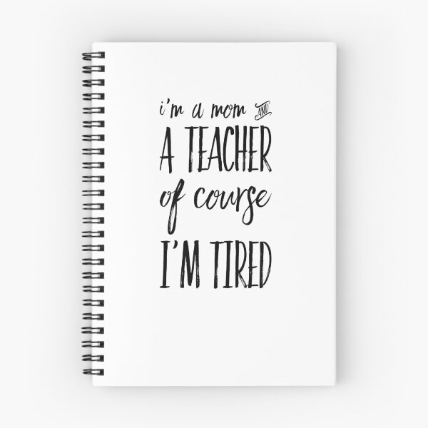 Item preview, Teacher Gifts I'm A Mom and A Teacher Of Course I'm Tired designed and sold by RozWatts.