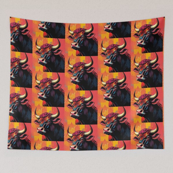Item preview, Pop art style bull designed and sold by Dogandesighn.