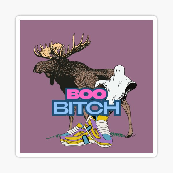 Item preview, Booooo Bitch Sticker  designed and sold by FlickOfTheBrush.