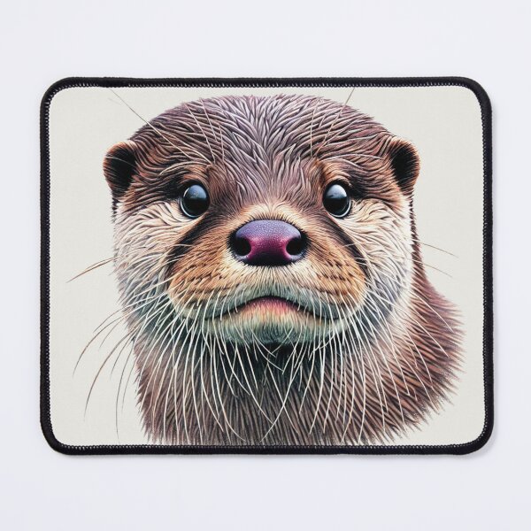 Item preview, Otter Colored Pencil Sketch Portrait designed and sold by MaedK.