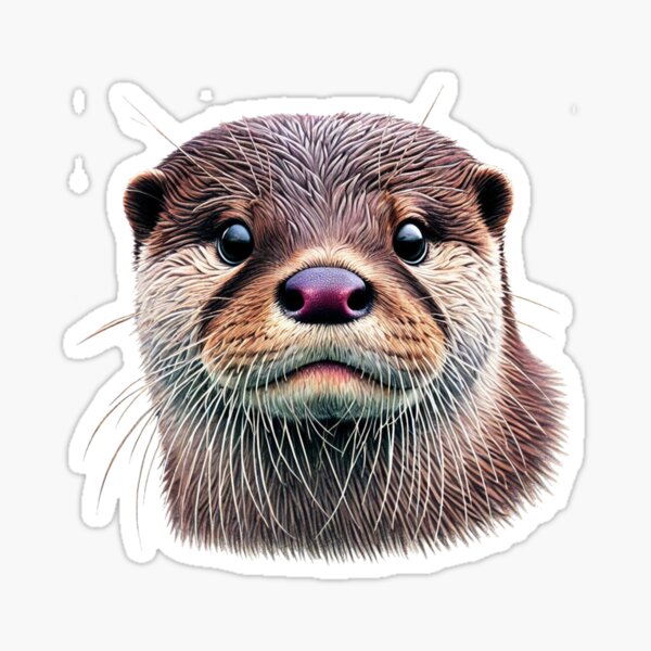 Artikel-Vorschau von Otter Buntstift Skizze Portrait, designt und verkauft von MaedK.