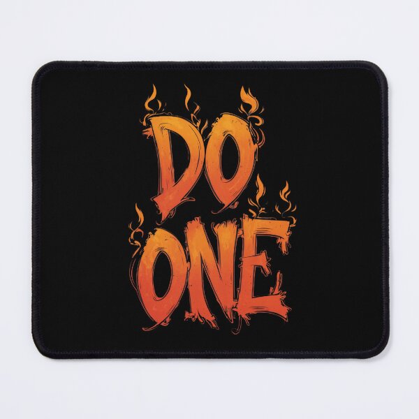 Item preview, Fiery "Do One" - Bold Statement Art designed and sold by ArtComixHaven.