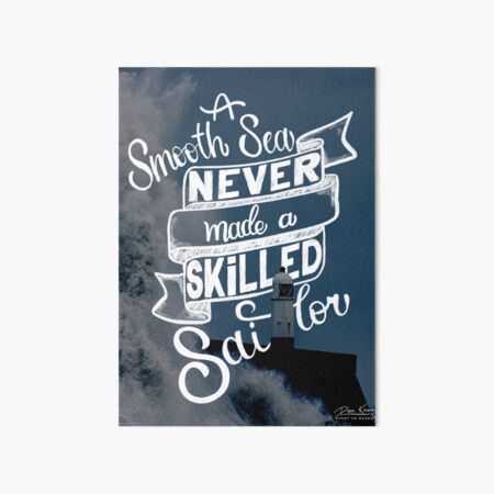 calm sea Art Board Print
