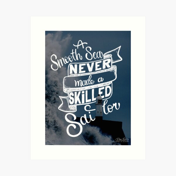 calm sea Art Print