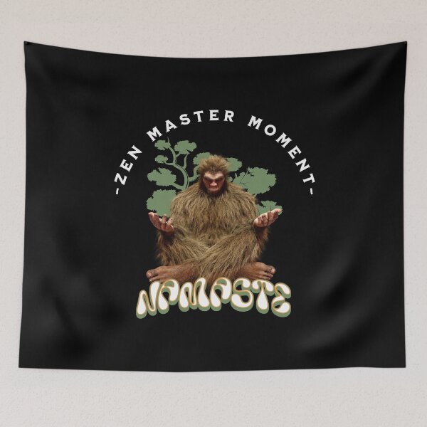 Item preview, Bigfoot’s Zen Master Moment - Namaste Funny  designed and sold by Vac1.