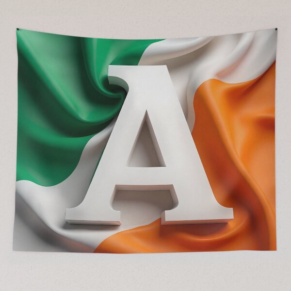 Item preview, A Letter With Irish Tricolour Flag designed and sold by OliDesigns.