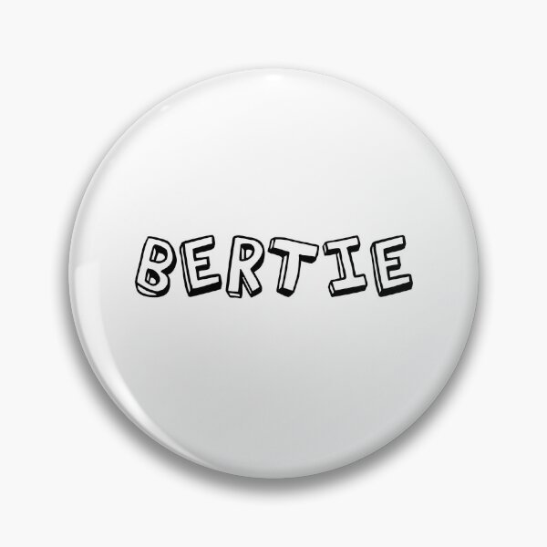 Item preview, typography "Bertie" english name tag sticker designed and sold by tonylau81.