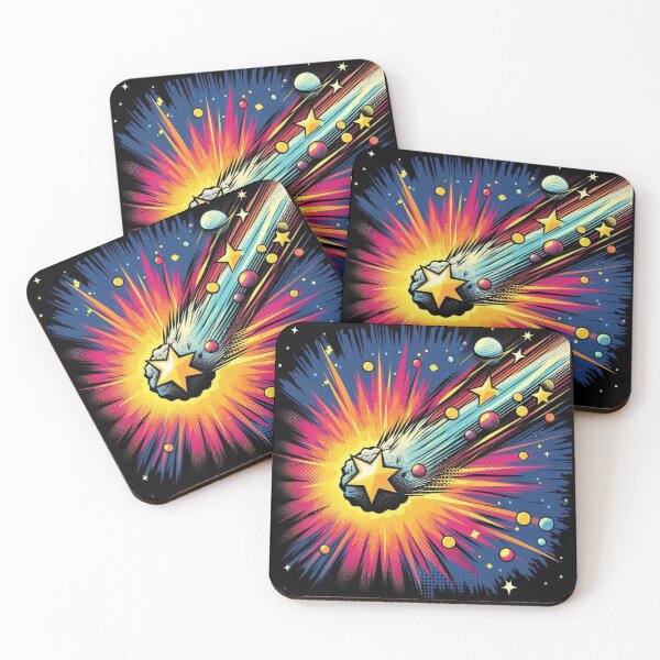 Item preview, Comet in the style of pop art designed and sold by Dogandesighn.