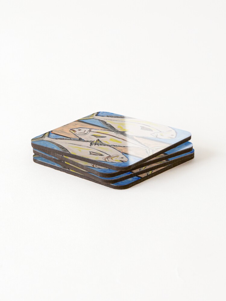 Thumbnail 4 of 5, Coasters (Set of 4), Pompano designed and sold by RudyYoder.