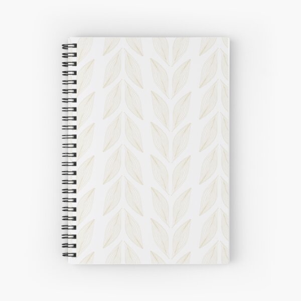 Vista previa del artículo con la obra «Línea de hojas beige», diseñado y vendido por LuciannaDesigns.