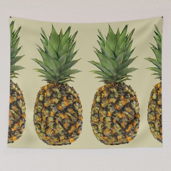 Item preview, Pineapple with green leaves, Hand painted watercolor, Spring collection designed and sold by artoriginal.