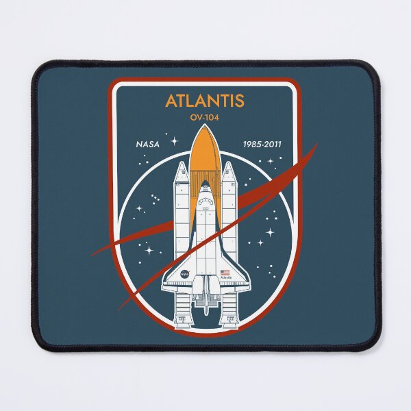 Item preview, Atlantis Space Shuttle. NASA 1985-2011. Commemorative Badge designed and sold by BGALAXY.