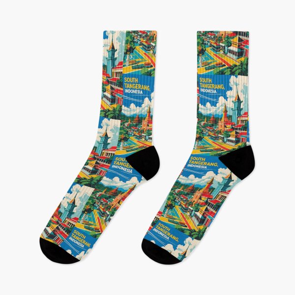 Item preview, South Tangerang Indonesia Vintage Travel Tourism designed and sold by TravelersGems.