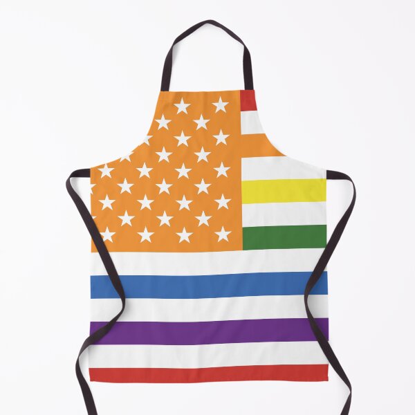Item preview, US FLAG LGBTQ+ RAINBOW COLORS - AMERICAN FLAG IN THE PRIDE RAINBOW FLAG COLORS designed and sold by Clifford Hayes.