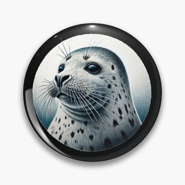 Item preview, Cute Seal Colored Pencil Sketch Portrait designed and sold by MaedK.