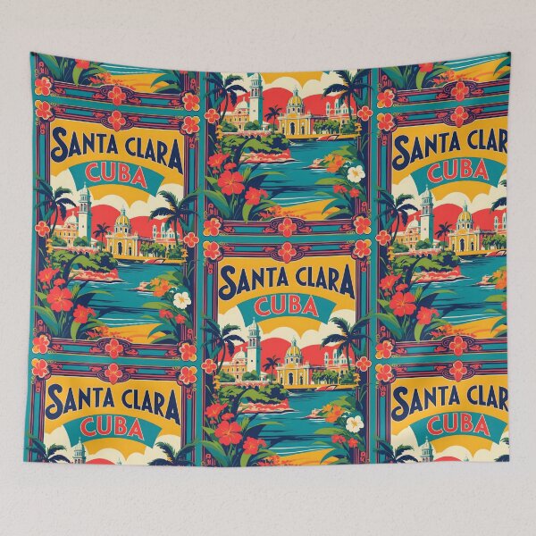 Item preview, Santa Clara Cuba Vintage Travel Tourism designed and sold by TravelersGems.