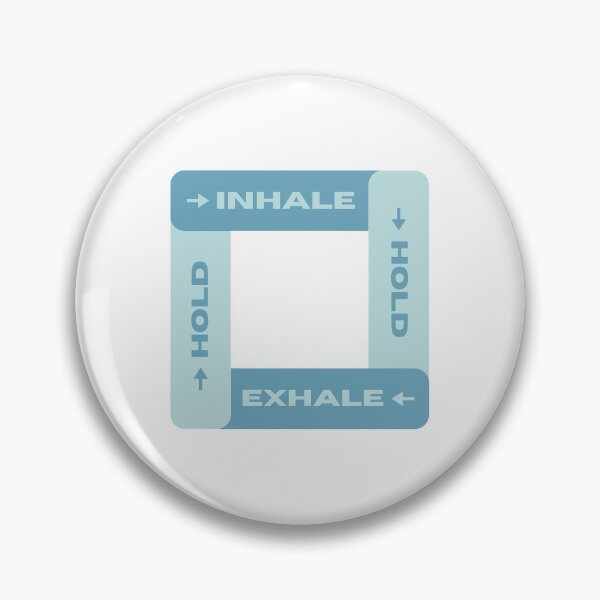 Item preview, Box Breathing Square | Meditation | Meditate | Breathing Exercise | Technique  designed and sold by The Turquoise Brush.