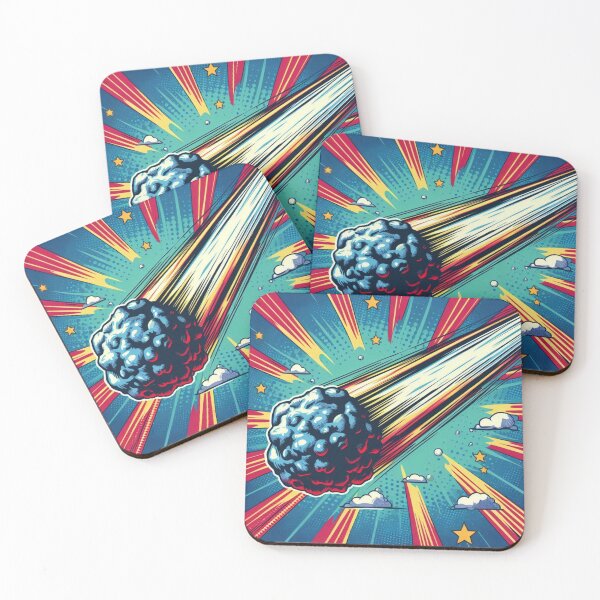 Item preview, pop art style comet designed and sold by Dogandesighn.