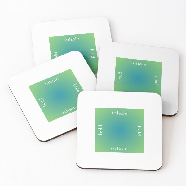 Item preview, Box Breathing Square | Meditation | Meditate | Breathing Exercise | Technique  designed and sold by The Turquoise Brush.