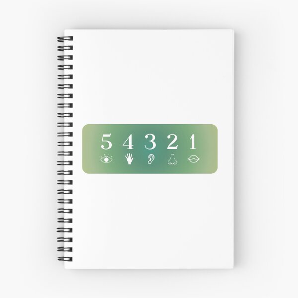 Item preview, 54321 Grounding Technique | Calm Anxiety | Mindfulness Practice designed and sold by The Turquoise Brush.