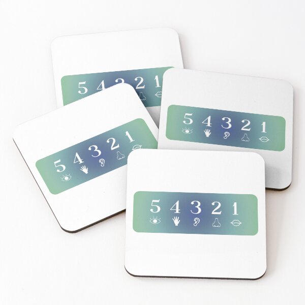 Item preview, 54321 Grounding Technique | Calm Anxiety | Mindfulness Practice designed and sold by The Turquoise Brush.