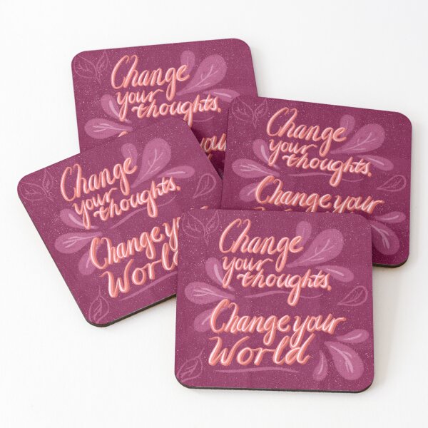 Item preview, Change your thoughts, change your world designed and sold by FuriByDesign.