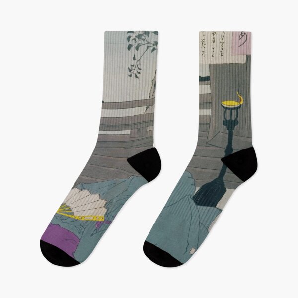 Item preview, Tsukioka Yoshitoshi - "Even When Clouds Obscure the Moon, Its Light Remains" (One Hundred Aspects of the Moon) designed and sold by store-wasabi.