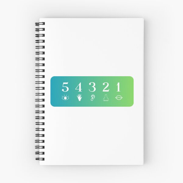 Item preview, 54321 Grounding Technique | Calm Anxiety | Mindfulness Practice designed and sold by The Turquoise Brush.