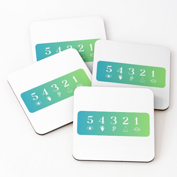 Item preview, 54321 Grounding Technique | Calm Anxiety | Mindfulness Practice designed and sold by The Turquoise Brush.