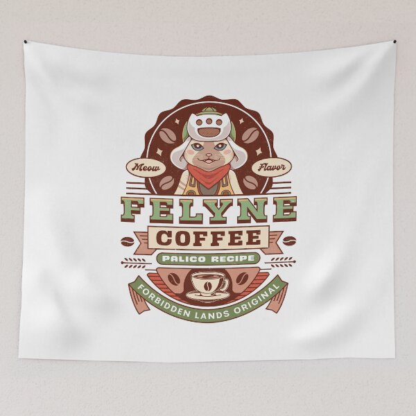 Item preview, Felyne Palico Coffee Vintage designed and sold by Lagelantee.