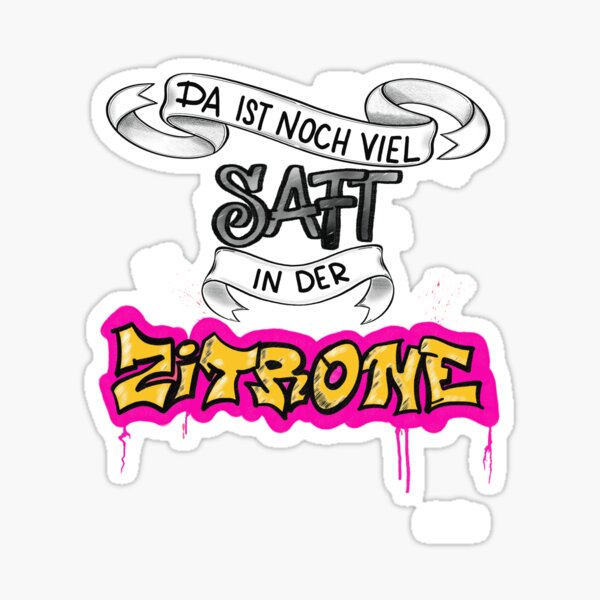 Juicy Lemon Sticker