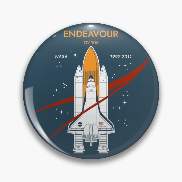 Item preview, Endeavour Space Shuttle. NASA 1992-2011. Commemorative Badge designed and sold by BGALAXY.