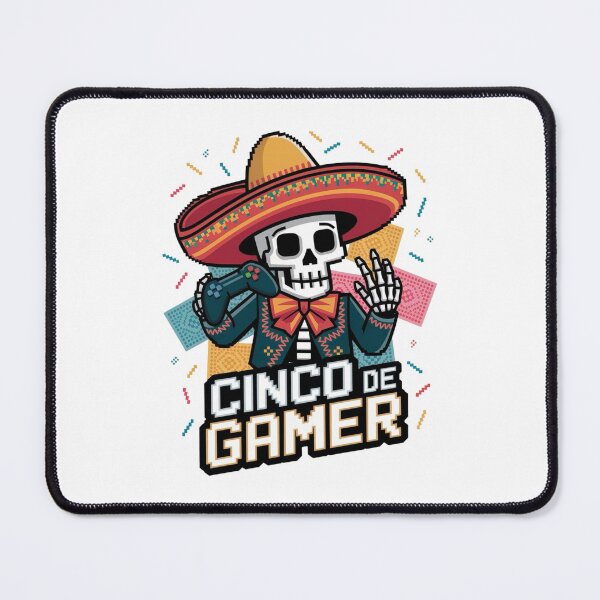 Item preview, Cinco de Mayo Gamer Funny Pixel Art Gaming Fiesta designed and sold by BunBuntheDog-.